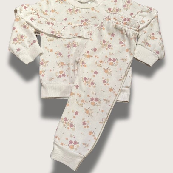 Vintage-Inspired Lila & Jack Sweatsuit (Floral) - Picture 1 of 3